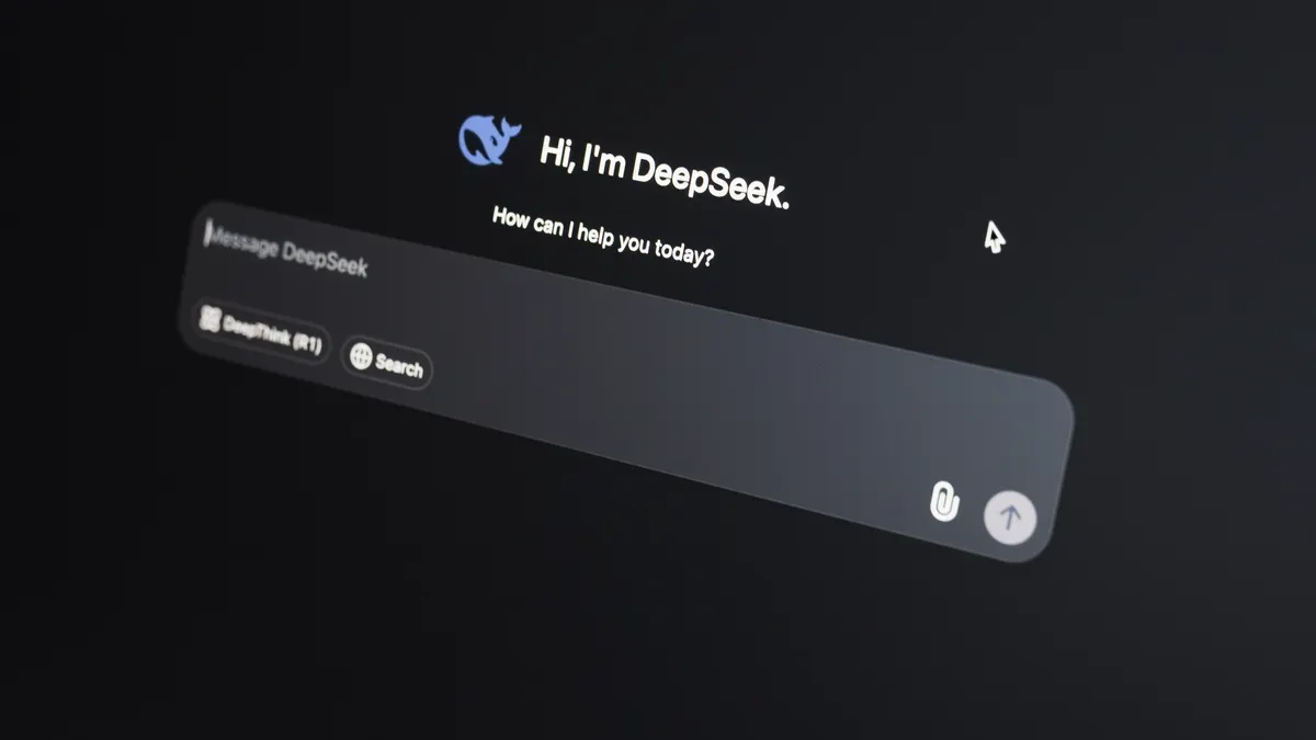 AI writers with built-in SEO features: five tools that help rank posts — AI Chat Interface on Laptop Screen