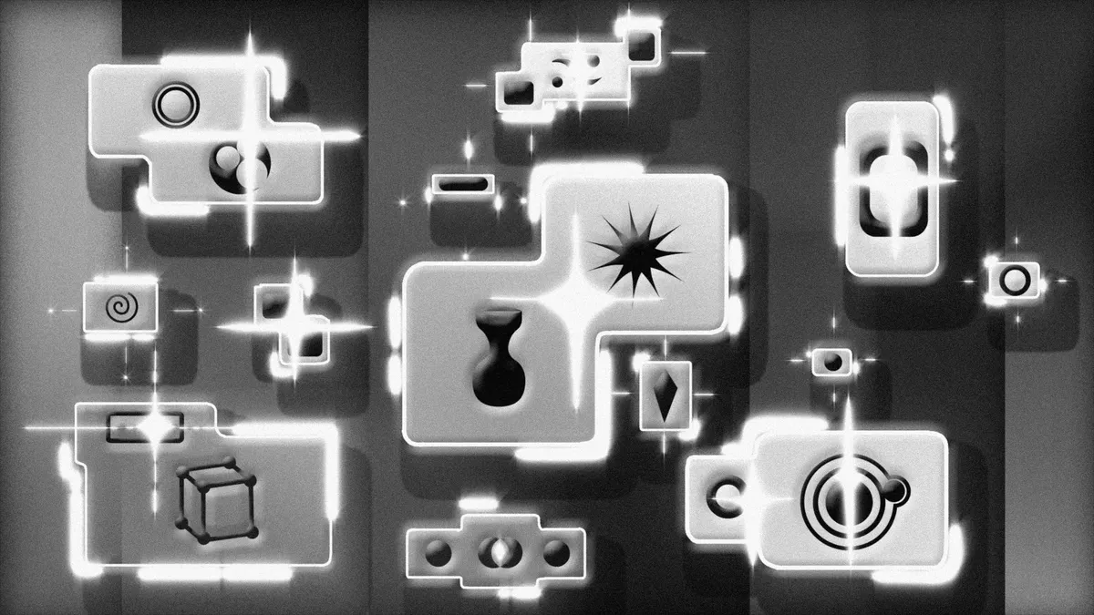 Editing AI-generated content for voice and accuracy: a blogger's checklist — AI Generated Graphic With Random Icons