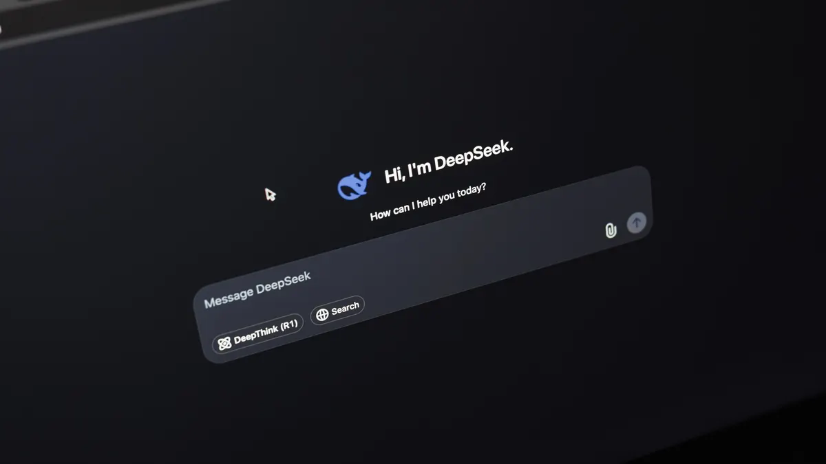 SEO for AI written content: on-page and technical steps to rank AI drafts — AI Chat Interface on Dark Screen