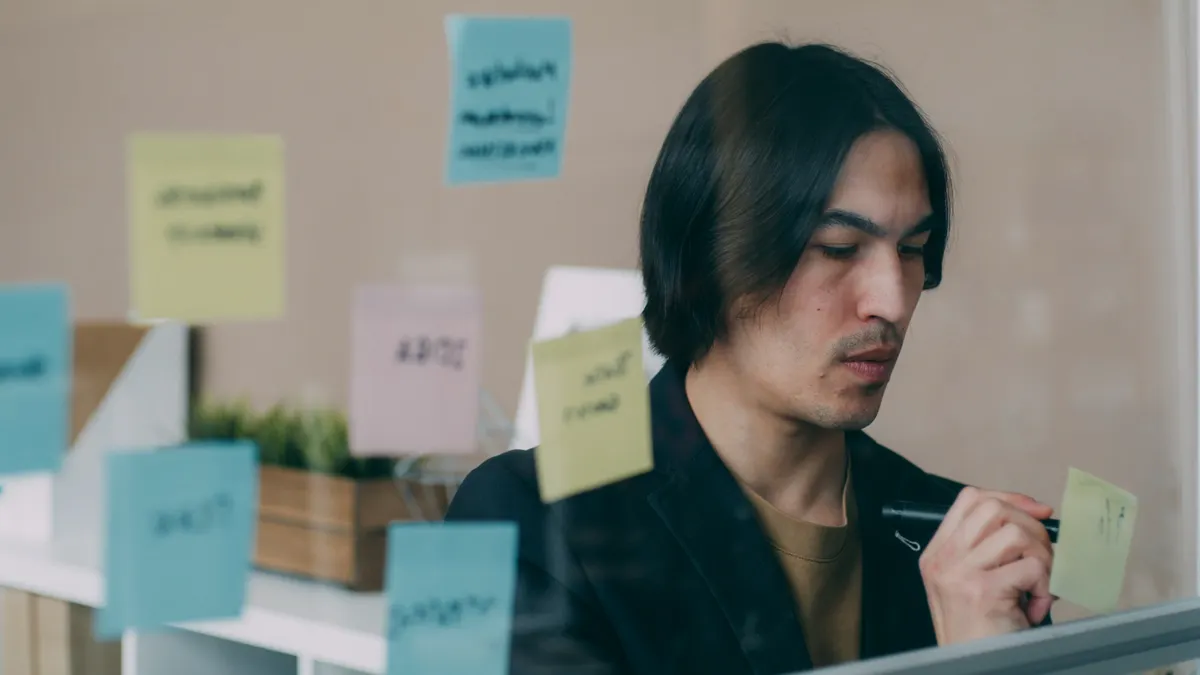 Use AI for affiliate blogging: workflow to scale product posts without losing trust — Young Professional Writing Notes o